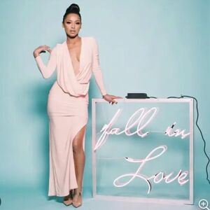 House of CB Martika Pink Maxi Dress